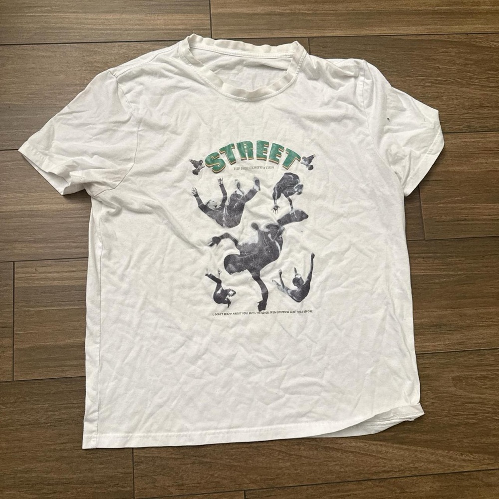 Street Graphic White T-Shirt